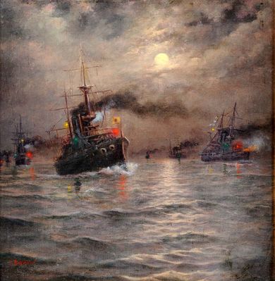 «Морской бой», (1880-е)