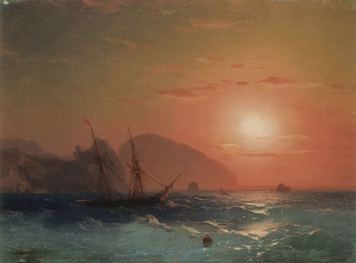 «Вид на Аю-Даг. Крым»,  1868
