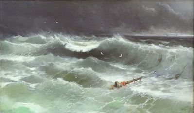 «Буря на Азовском море в апреле 1886 года», 1886