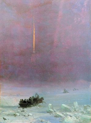 «Петербург. Переправа через Неву», 1870-е
