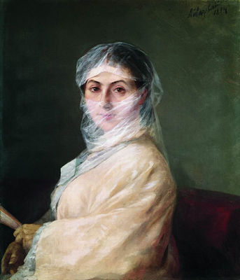 «Портрет А. Н. Айвазовской, второй жены художника», 1882