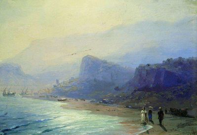 «А. С. Пушкин и Раевская в Гурзуфе», 1890-е