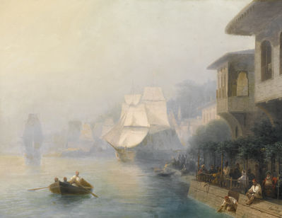 «Вид на Босфор», 1878