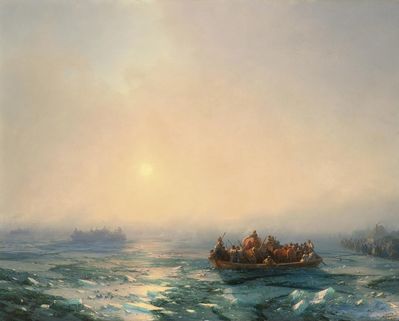 «Лёд на Днепре», 1872
