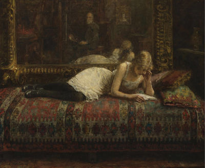 Художник и его модель. 1875