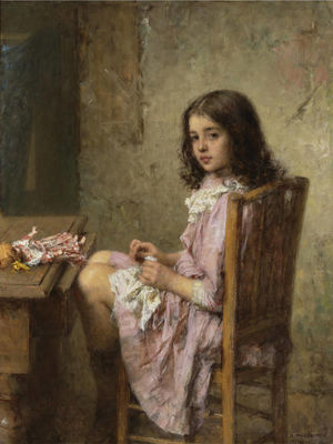 Маленькая швея. 1910