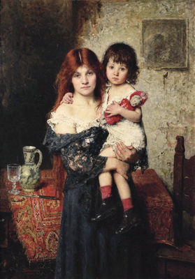 Мать и дочь. 1901