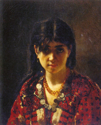 Мордовская девушка. 1872