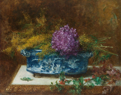 Натюрморт с лилиями. 1915