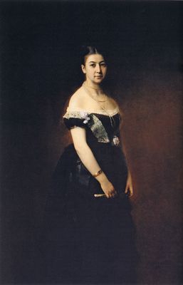 Портрет Е.А.Третьяковой. 1875