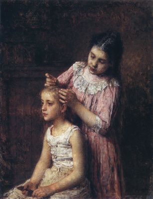 Причесывание (Две сестры). 1913
