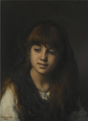 Юная девушка. 1884