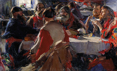 Чаепитие. 1919 (?)