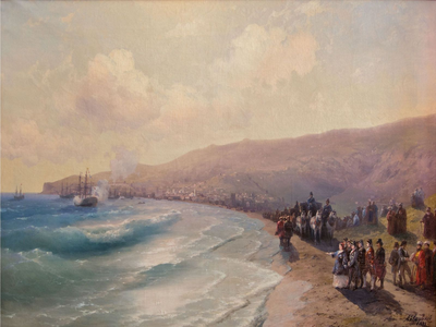 «Приезд Екатерины II в Феодосию», 1883