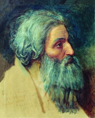 Голова апостола Андрея. 1840-е Этюд