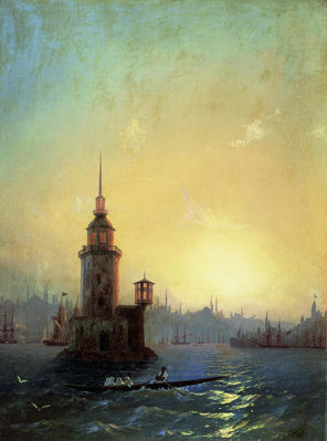 «Вид Леандровой башни в Константинополе», 1848