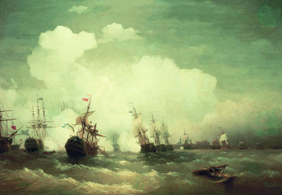 «Морское сражение при Ревеле 2 мая 1790 года», 1846