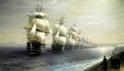 "Смотр Черноморского флота в 1849 году"