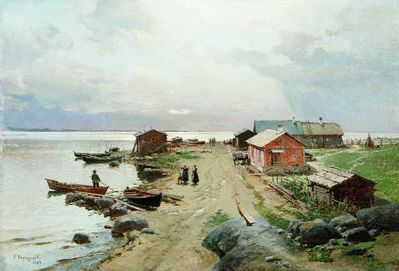 Берег в окрестностях Гапсаля. 1897