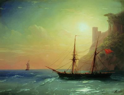 «Берег моря», 1861