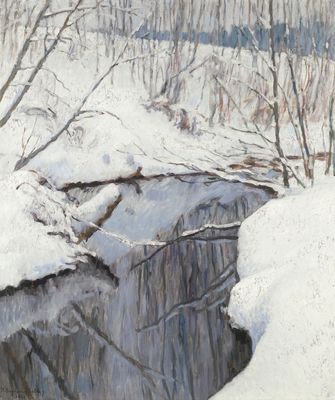 "Ручей зимой", 1931