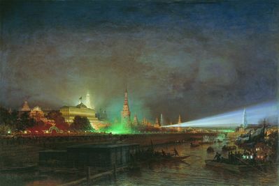 иллюминация Кремля. 1883