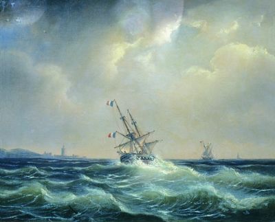 Море в непогоду. 1871