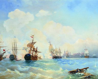 Ревельский бой 2 мая 1790 года. 1860-е