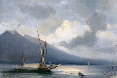 Сорренто. италия. 1855-1856