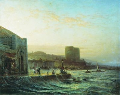 Вид Баку. 1874