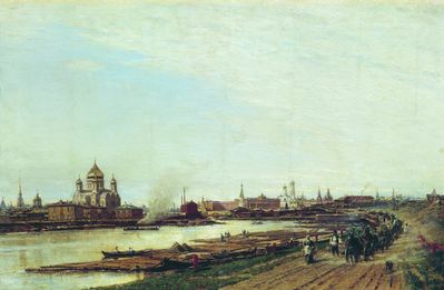 Вид Москвы с Бабьего городка. 1880-е