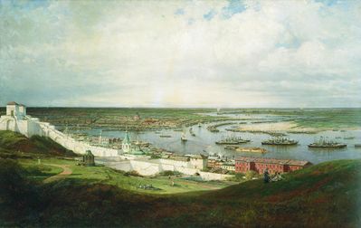 Вид Нижнего Новгорода. 1878