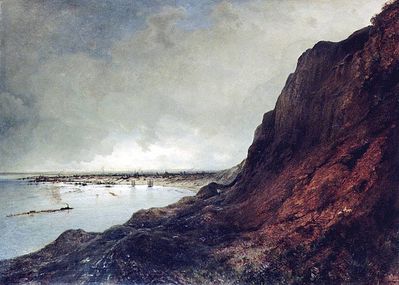 Вид Саратова с Соколовой горы. 1887-1888