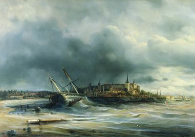 Вид города Ревеля. 1853