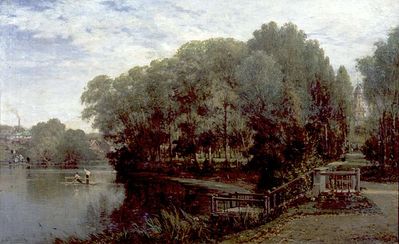 Жуков пруд в Москве. 1880