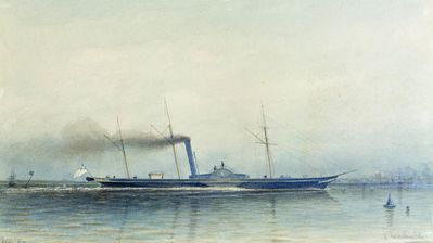 императорская паровая яхта Александрия 1852 года. 1852