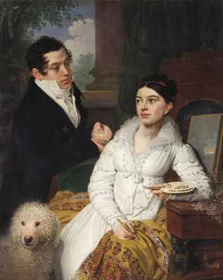 «Портрет А. Г. и А. А. Лобановых-Ростовских», 1814