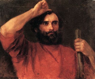 Натурщик. 1821-1822