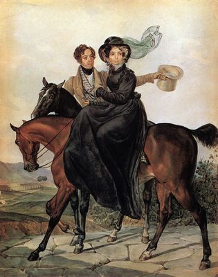 Портрет К.А. и М.Я.Нарышкиных. 1827