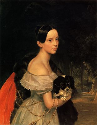 Портрет У.М.Смирновой. 1837-1840