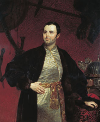 Портрет князя Михаила Андреевича Оболенского. 1840-1846