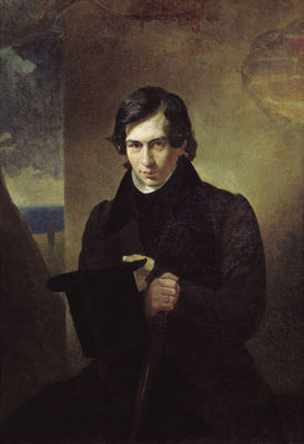 Портрет писателя Н.В.Кукольника. 1836