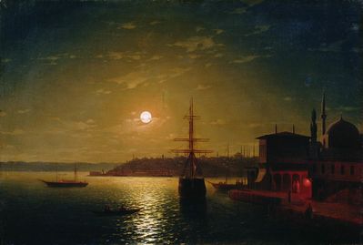 «Бухта Золотой Рог. Турция», 1845