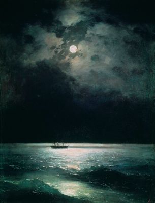 Черное море ночью, 1879