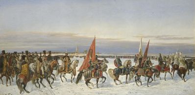 Cверчков Николай Егорович, Выезд царя Алексея Михайловича на смотр войск в 1664 году, 1864