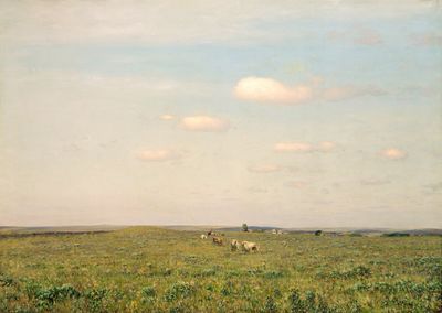 "Курганы в степи", 1900
