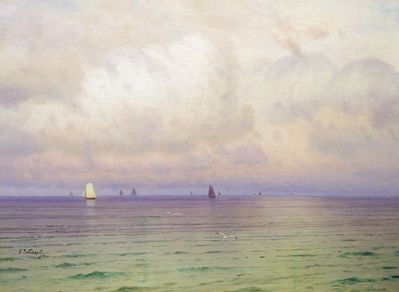 "Море. Парусники", 1900