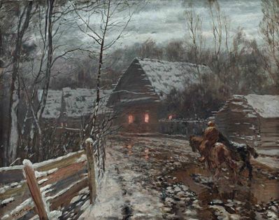 "Ноябрьский вечер", 1900