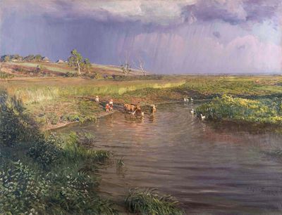 "Прошел дождь", 1909