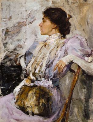 «Дама в лиловом», 1908